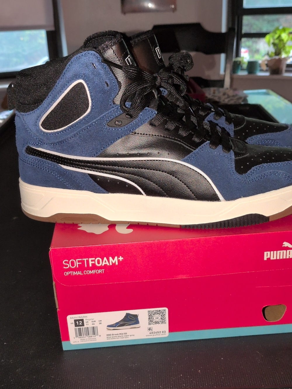 Puma RBD Break Mid In Puma Black/Blue/Vapor Gray